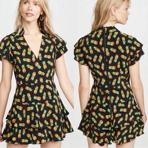 Alice and Olivia pineapple print romper
